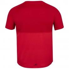 BABOLAT PLAY MEN CREW NECK TEE TOMATO RED pánské tričko