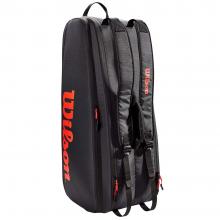 Tenisový bag WILSON TOUR 6 PK RED / BLACK taška na rakety